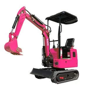 FREE SHIPPING 1000kg Mini Excavator Small Digger Crawler Excavators 1ton 1.2 Ton New Bagger For Sale