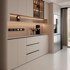Mobili su Misura per Tutta la Casa: Credenze e Portabottiglie in Legno Artigianale, Stile Moderno Ecologico, <span class=keywords><strong>Dimensioni</strong></span> Personalizzabili - Product Image 1
