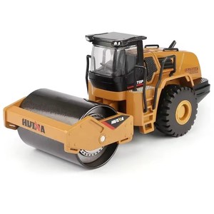 Huina escala 1/50, camión de ingeniería fundido a presión, modelos de aleación, vehículo de construcción de rodillos de carretera, camión modelo fundido a presión - Product Image 3