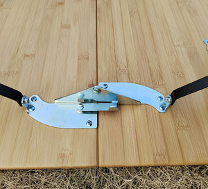 Tavolo da Campeggio Pieghevole in Ferro Moderno per Esterni - Leggero e Resistente per Escursionismo, Pesca e <span class=keywords><strong>Picnic</strong></span> - Product Image 3