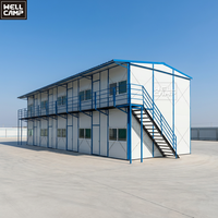 WELLCAMP Casa Prefabricada Modular Económica Tipo K, Infraestructura para Campamentos Mineros, Dormitorio para Trabajadores, Oficina, Comedor, Solución Llave en Mano