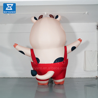 Publicité personnalisée Mascotte gonflable Vache gonflable Vache laitière Animal de dessin animé Personnage d'anime