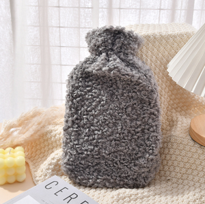 Bouillotte mignonne - Grande capacité, en peluche polaire pour bébé, bouillotte chaude - À remplir d'eau - Bouillotte - Chauffe-mains - Product Image 6