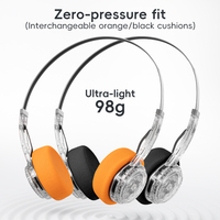 Headphone Nirkabel Over-Ear Dinamis Studio DJ Retro Klasik 2025 dengan Peredam Kebisingan ENC 6.0 dan Suara Hi-Fi Touch