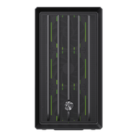 Boîtier de jeu Gamemax Claw 460 ATX Conception anti-insectes Prise en charge des cartes graphiques de 420 mm, refroidisseur liquide de 360 mm