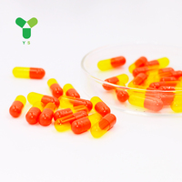 Capsules végétales transparentes HPMC personnalisées YS, taille 00, qualité pharmaceutique, capsules vides solubles dans l'estomac
