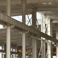 Bâtiment d'entrepôt moderne en acier galvanisé à chaud Q235 de qualité supérieure, durable, anticorrosion, pour atelier de soudage