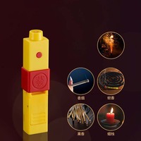 Briquet électronique chinois pour feu d'artifice à bobine télécommandée deux parties en un briquet plasma à bobine USB avec verrouillage de sécurité pour Noël