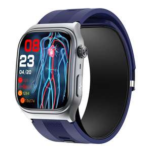 Reloj inteligente 2025 S15 para hombre, pantalla AMOLED <span class=keywords><strong>de</strong></span> 2,06 \ ", IP67, resistente al agua, Monitor <span class=keywords><strong>de</strong></span> presión arterial, llamada, rastreador <span class=keywords><strong>de</strong></span> salud física para ancianos - Product Image 3