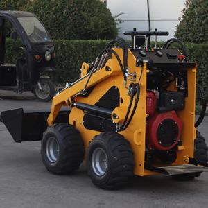 DP-S360 pemuat geser Mini beroda pemuat selip kecil efisiensi tinggi gratis ongkos kirim muatan mikro dengan bilah hidrolik - Product Image 2