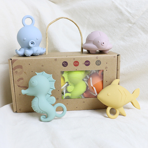 Juego de Juguetes de Baño para Animales Libres de BPA - Juguetes de Agua de Silicona Suave de Grado Alimenticio para Bebés y Niños, Personalizables, Lindos y Perfectos para Jugar en la Bañera - Product Image 3