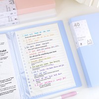 Classeur A5 multi-couches à insertion, pochette à feuilles mobiles, capacité 32k pour factures, notes de livraison, rapports de test de grossesse, rangement