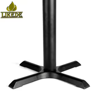 Cadre de base de table en fer Pieds de meubles en métal pour tables basses de restaurant Utilisation polyvalente Salon extérieur Atelier Hôpital