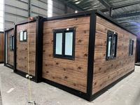Maison préfabriquée extensible en conteneur de 20, 30 ou 40 pieds, 2 chambres, avec salle de bain et cuisine