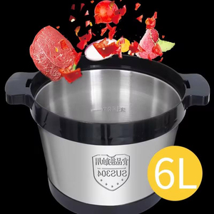 Picadora de Carne Eléctrica para el Hogar, de Acero Inoxidable, 1000W, 8L de Capacidad, Automática, con Soporte en Francés - Product Image 4