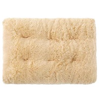 Couverture pour chien à prix abordable, chaude et épaisse, douce et relaxante pour animaux de compagnie, en peluche longue, rectangulaire, utilisable en toutes saisons, tapis-lit pour chien