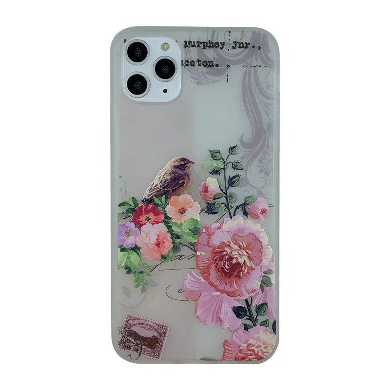 Drop Shipping 3D Flower Case for iPhone 14 Mobile Phone Cover for Apple 14 Max 11 12 13 13Pro Soft TPU Protective Case in Stock