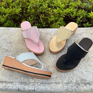 Nuevas Sandalias de Plataforma con Punta Abierta para Mujer, Chanclas Casuales de Moda Hechas a Mano - Product Image 3