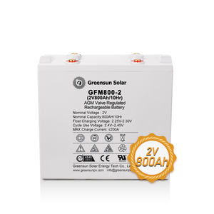<span class=keywords><strong>2v</strong></span>充電式GreensunソーラーAgm鉛酸<span class=keywords><strong>2v</strong></span> <span class=keywords><strong>800ah</strong></span>バッテリー - Product Image 2