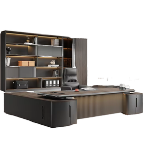 Executive Kantoor Bureau Kantoormeubilair Ceo Tafel Luxe Aanpasbare Baas Tafel Bureau Modern - Product Image 6