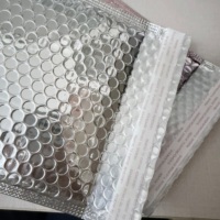 Enveloppe à bulles durable imprimée rose nude, épaisseur 2 mils, sac d'expédition rembourré, enveloppe à bulles