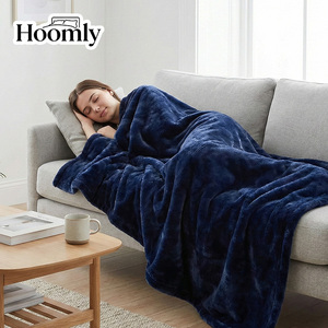 Coperta in Finta Pelliccia a Pelo Lungo Hoomly 200x220cm, Lussuosa Coperta Decorativa Antipelo per Camera da Letto e Divano - Product Image 1