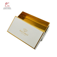 Emballage de boîte à bonbons Halloween chocolat à la truffe haut de gamme boîtes en argent avec couvercle et base Logo en feuille d'or