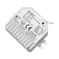 Contrôleur LED Skydance 5-24VDC WiFi & RF Push SPI RGB/RGBW RGB+CCT WT-SPI-P avec contrôle Tuya pour puces différentes WS2811 WS2812 SK6812