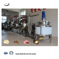 Machine de fabrication de bonbons au chocolat et aux noix, avec enrobage au lait, capacité de 200-1600 kg/jour, en acier inoxydable SS304, pulvérisateur automatique à air froid, support technique