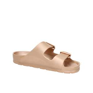 Ciabatte basse da donna Novaflex, colore argento, morbide e comode per uso interno - Product Image 6