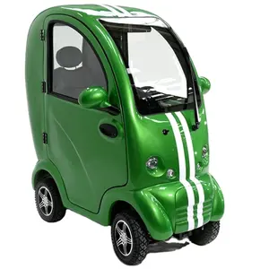 High Quality Electric Driving Type Closed Cabin Cargo Car Four Wheel Electric Mini Car for Outdoor