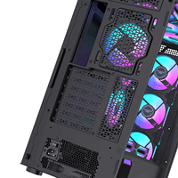 Lovingcool nouveau Design E-ATX rvb jeu bureau côté verre trempé boîtier d'ordinateur et tour pleine tours maille panneau avant châssis PC