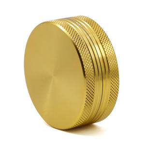 Venta al por mayor de fábrica: <span class=keywords><strong>Mini</strong></span> molinillo de hierbas de 50 mm, de 2 capas, de aleación de aluminio, multicolor, para tabaco, con logotipo personalizado - Product Image 6