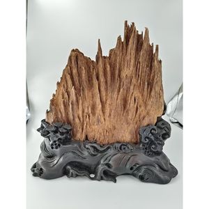 Jianfengling Wild Agarwood Feng Shui Ornament-Weelderig Bos (Uniek Stuk) - Product Image 4