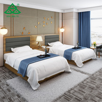 Meubles de chambre à coucher en bois au design simple et contemporain Shiyi pour hôtel d'appartements