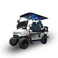 Nouvelle Voiturette de Golf Électrique 2026, 3-4 Places, Acier/Plastique/Métal, 72V 5kW, Panneau Solaire, Boîte de Transport, 30-50km/h, Autonomie 90km