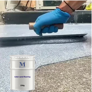 Revestimiento de Piso Autonivelante de Epoxi con Arena de Color, Resistente a Rayones, Impermeable y Antipolvo, con Características de Revestimiento Líquido de Mármol - Product Image 6