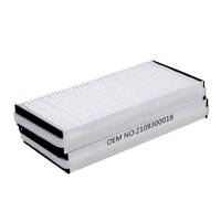 Filter kabin suku cadang otomatis untuk mobil 2108300018 CU2745-2 E942LI-2 LA47/S