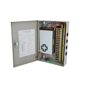 Jingruian Switching Power Supply 12V 20A 18 Channel CCTV Security Monitoring DC Power Box B Series - Product Image 2