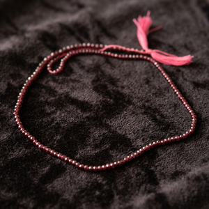 โกเมนเหลี่ยมเพชรพลอยลูกปัดธรรมชาติ Aaa คุณภาพโกเมน - Product Image 2
