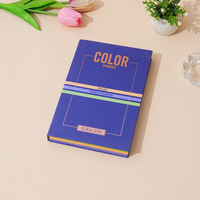 Palette de fards à paupières artistiques en gros 8 couleurs de poudre minérale polyvalentes finition mate/scintillante imperméable 380g maquillage de peau foncée