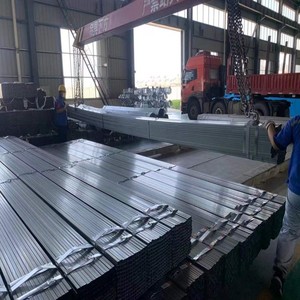 Pre-mạ kẽm ống thép carbon kẽm-tráng erw vuông ống kim loại hình chữ nhật rỗng phần có sẵn 6m 12m chiều dài En - Product Image 5