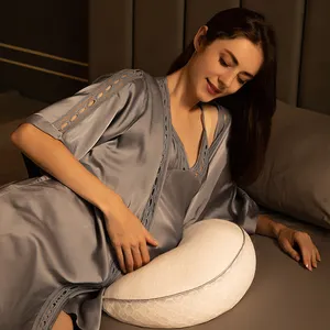 Hesen pele amigável ajustável mulheres gravidez travesseiro para dormir