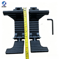 Pédale pliable pour mini-excavatrices, installation sans perçage, compatible avec Kubota/Yanmar/XCMG/Lovol/Shantui/Grues