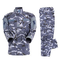 Tenue tactique personnalisée ACU camouflage urbain numérique ignifuge en polyester et coton tissé avec tissu mélangé durable