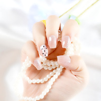 Meilleures ventes : Ongles carrés minimalistes courts en acrylique à presser, motif léopard, étoiles, pois, œil de chat, certifiés CE, 10 pièces