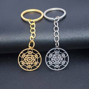 พวงกุญแจสแตนเลสลายเทวดาเมตาตรอน รูปทรงเรขาคณิต ลับแห่งสวนคาบาลิสต์ โซโลมอน - Product Image 1