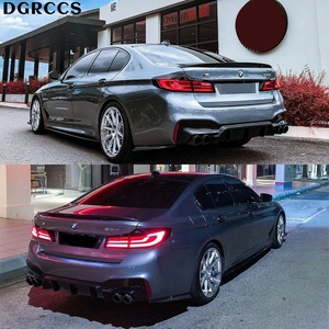สปอยเลอร์หลังคาร์บอนไฟเบอร์ทรง P สำหรับรถยนต์ DGRCCS ซีรีส์ 5 รุ่น G30 G38&M5 F90 ปี 2016-2023 แบบขัดเงา ติดตั้งด้วยเทป - Product Image 6