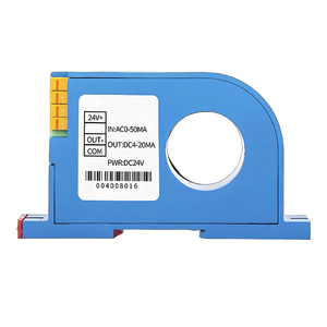 Transducteur de courant AC sur rail DIN, transmetteur AC 0-20A 50A 100A, entrée 0-10V 0-5V 4-20mA, module <span class=keywords><strong>convertisseur</strong></span> de sortie - Product Image 1