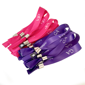 Pulsera de Tela a Todo Color para Eventos Deportivos, Festivales de Música, Fiestas, Pulsera de Entrada para Eventos, Pulsera para Parejas <span class=keywords><strong>Totwoo</strong></span> - Product Image 3